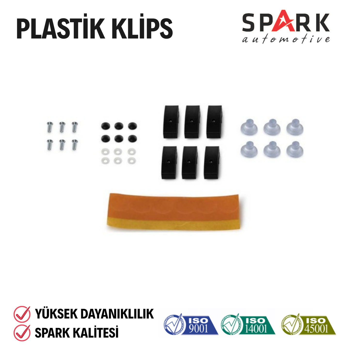 Kaput Rüzgarlığı Bağlantı Aparatı Klips 7'li