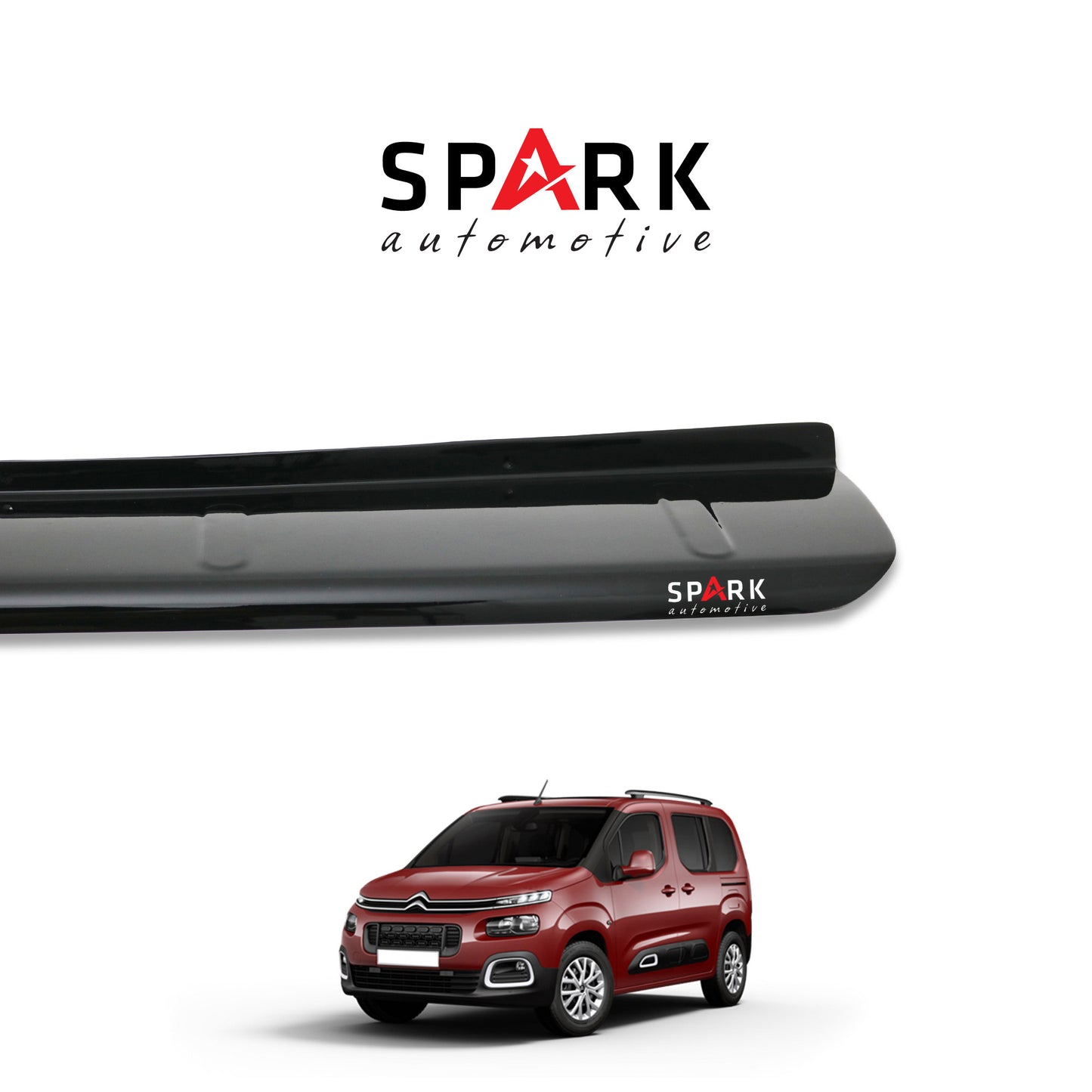Citroen Berlingo 2019- Yılı ve Sonrası Uyumlu Arka Tampon Eşiği Parlak