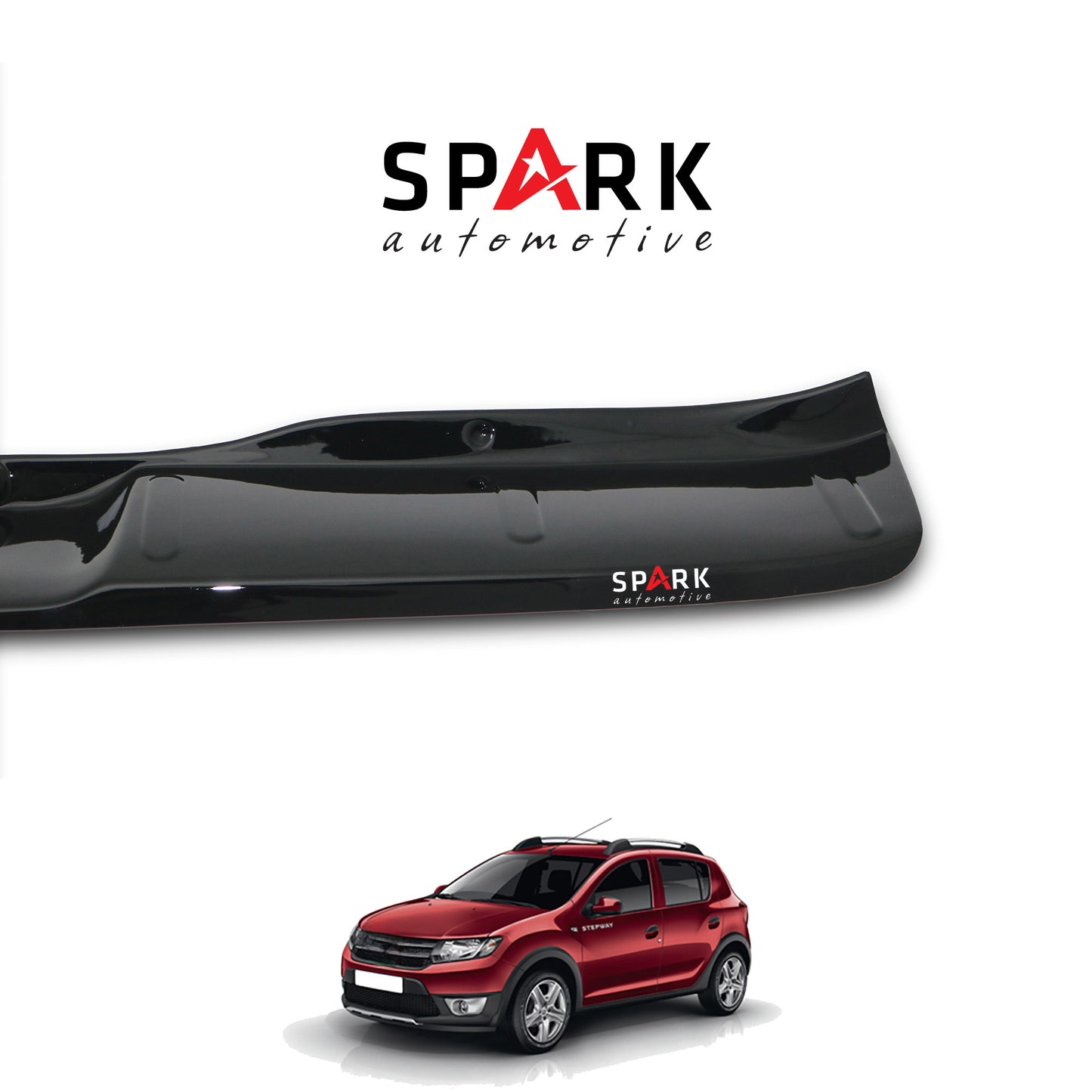 Dacia Sandero 2012-2020 Uyumlu Arka Tampon Eşiği Parlak