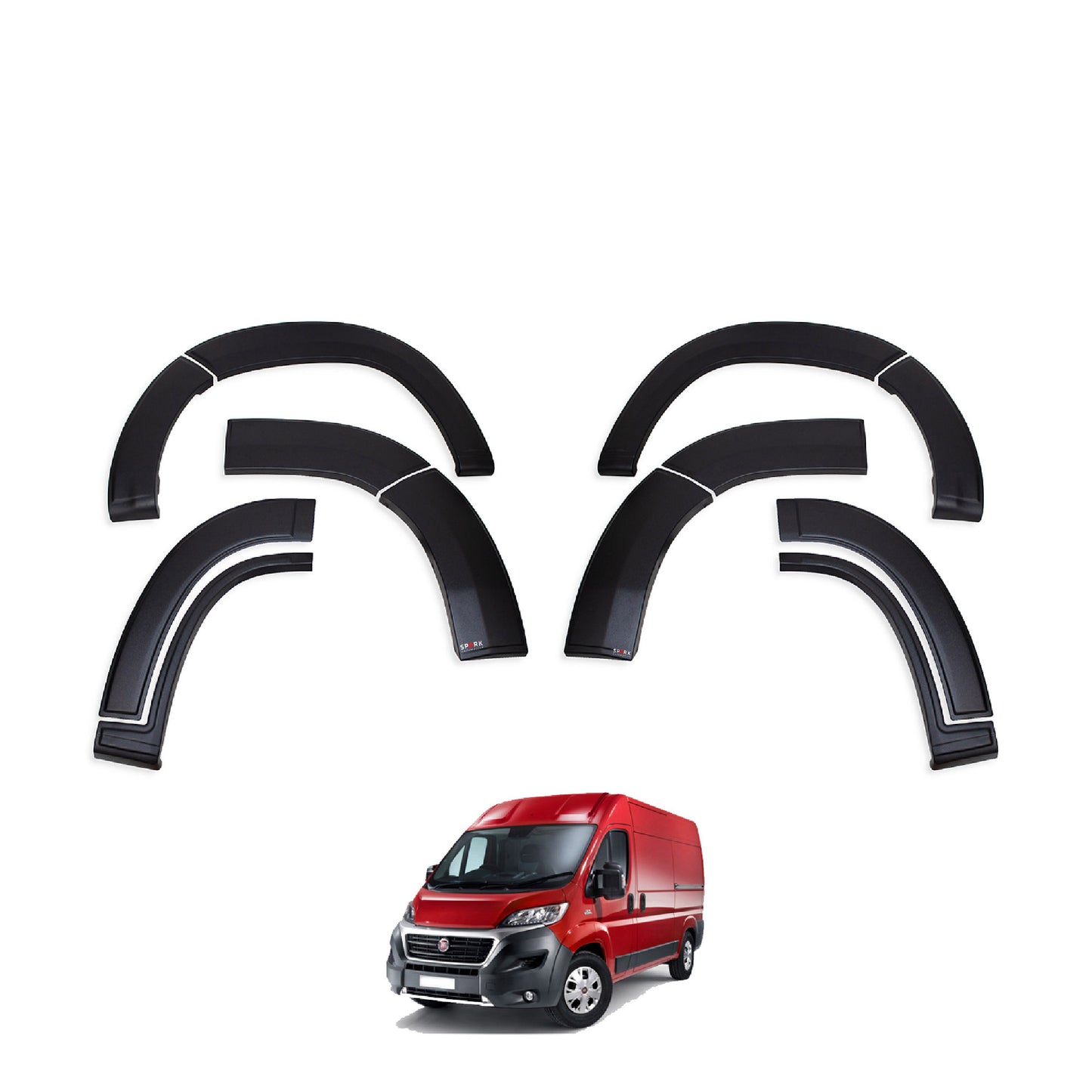 Fiat Ducato 2014- Yılı ve Sonrası Uyumlu Çamurluk Dodik 12 Parça