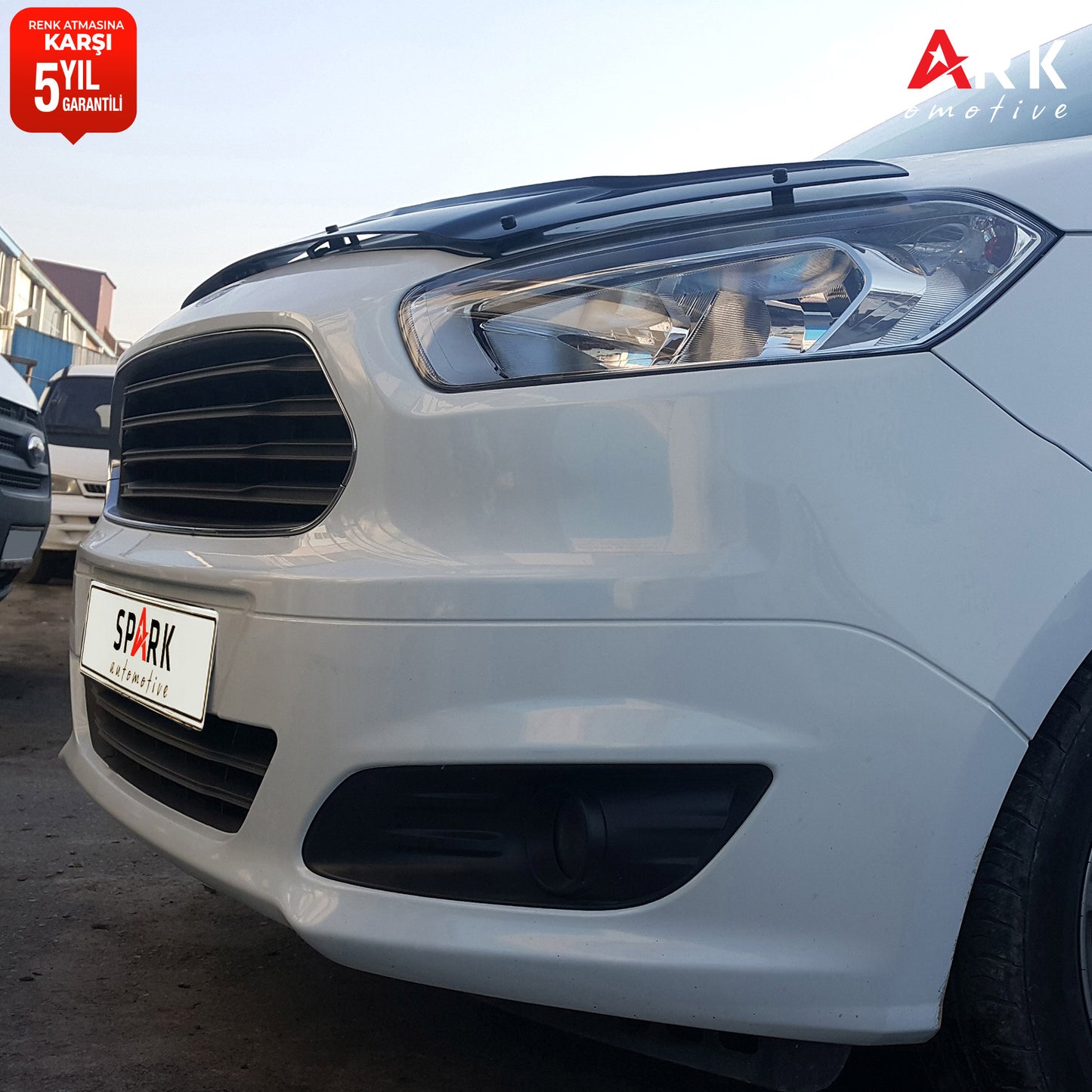 Ford Courier 2018-2023 Yıl Aralığı Uyumlu Kaput Rüzgarlığı 3mm