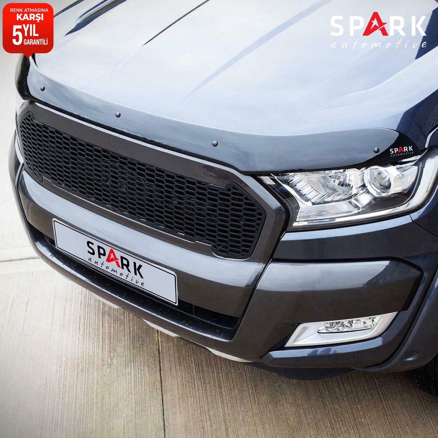 Ford Ranger 2015-2019 Yıl Aralığı Uyumlu Kaput Rüzgarlığı 3mm
