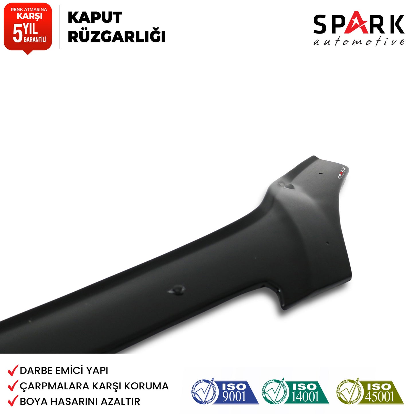 Kia Sorento 2002-2006 Yılları Arası Uyumlu Kaput Rüzgarlığı 3mm