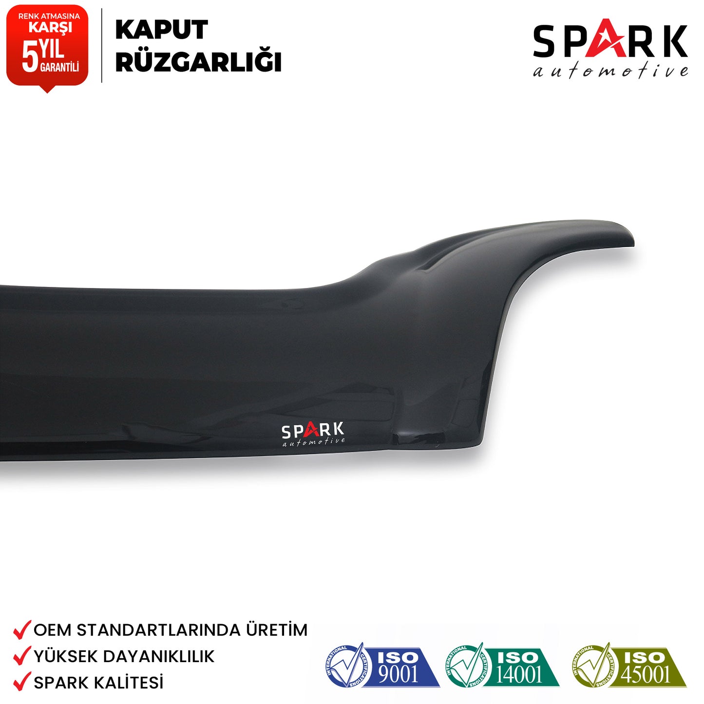 Renault Kangoo 2003-2008 Yıl Aralığı Uyumlu Kaput Rüzgarlığı 3mm