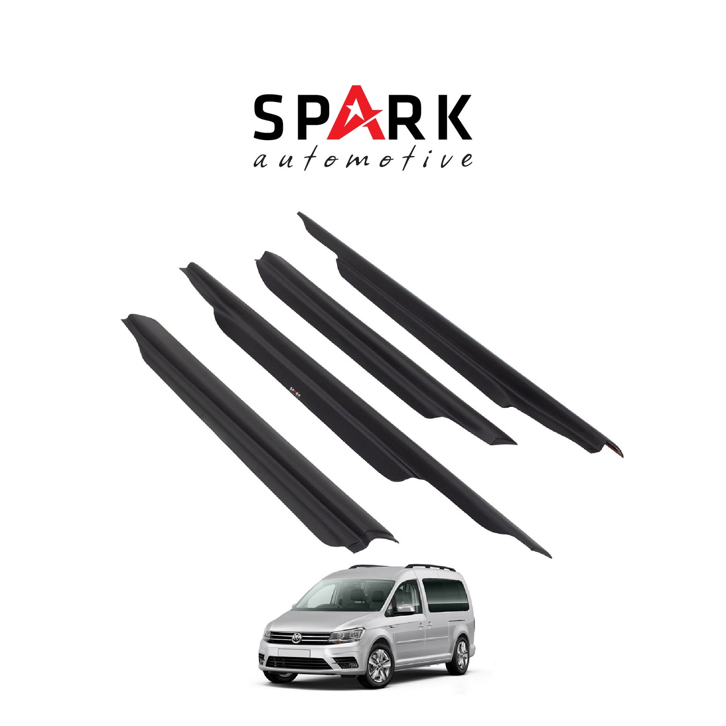 Volkswagen Caddy 2015-2020 Yıl Aralığı Uyumlu Yan Kapı Çıtası 4 Parça
