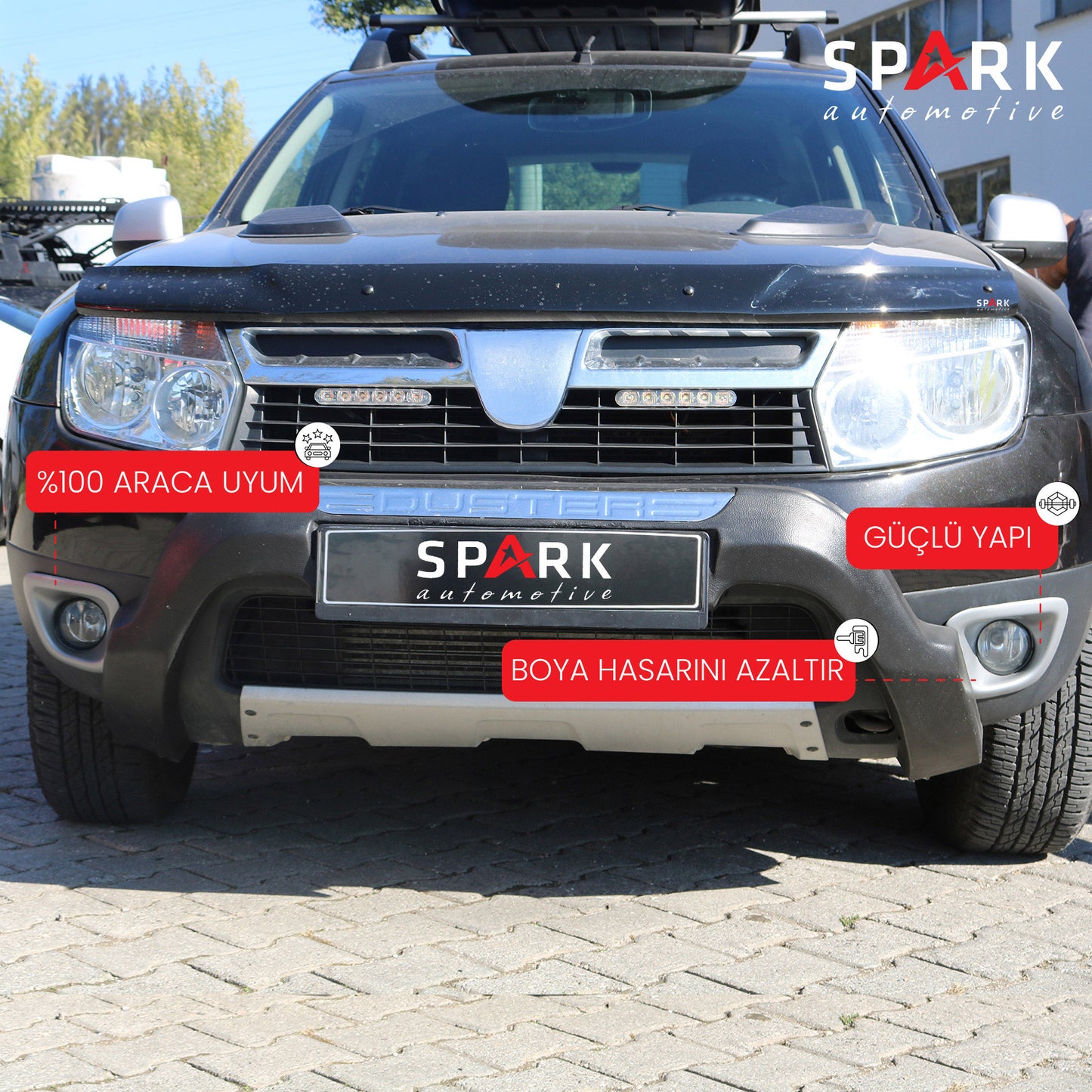 Dacia Duster 2010-2017 Yıl Aralığı Uyumlu Ön Sis Farı 2 Parça