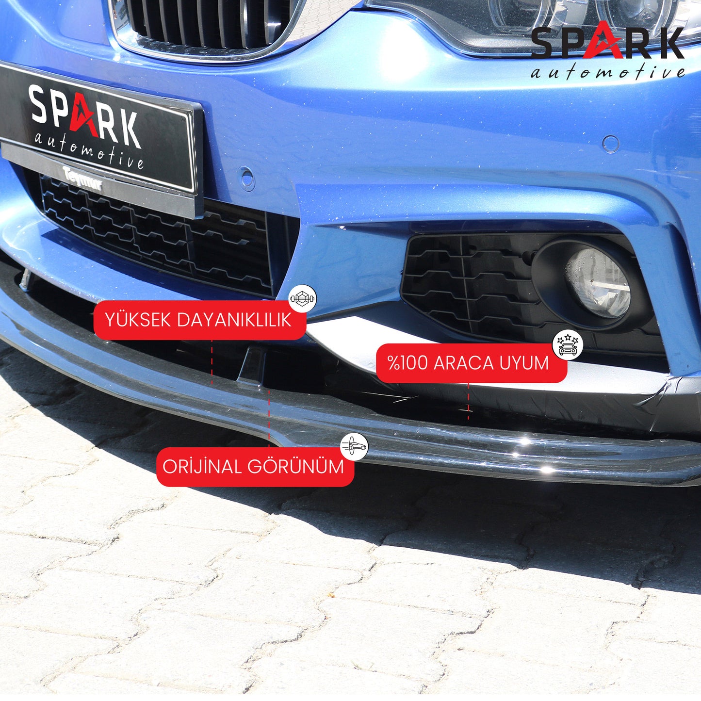 Bmw 4 Serisi 4.20 Ön Tampon Lip Eki Uyumlu 2014-2020