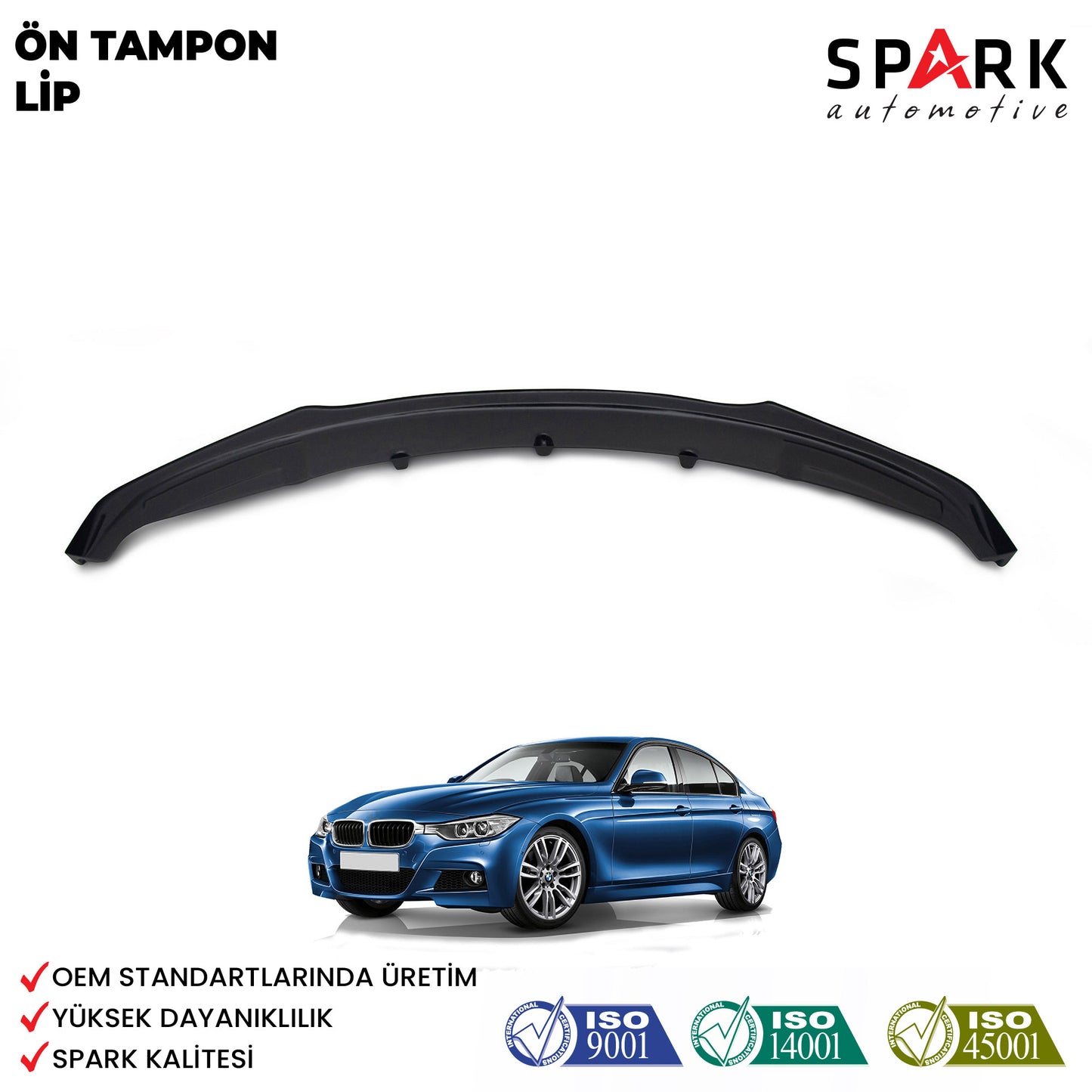 Bmw 4 Serisi 4.20 Ön Tampon Lip Eki Uyumlu 2014-2020