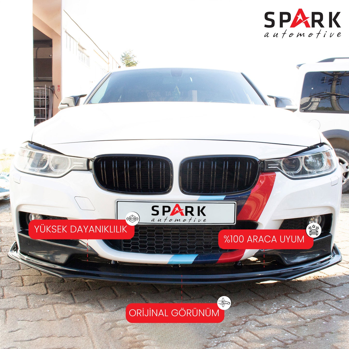 Bmw F30 Ön Tampon Lip Uyumlu 2011-2019