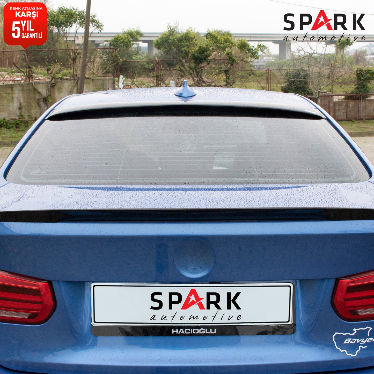 Bmw F30 Arka Cam Üstü Spoyler Uyumlu 2011-2019