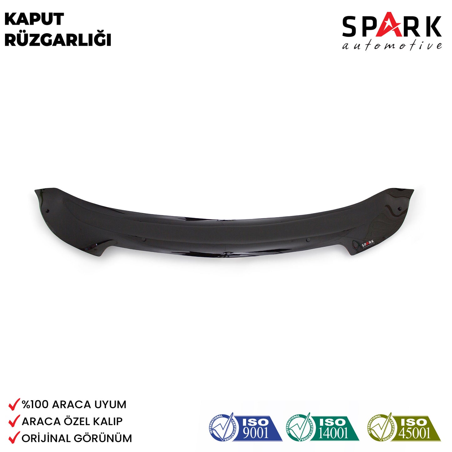 Chevrolet Cruze 2008-2016 Uyumlu Kaput Rüzgarlığı 3mm