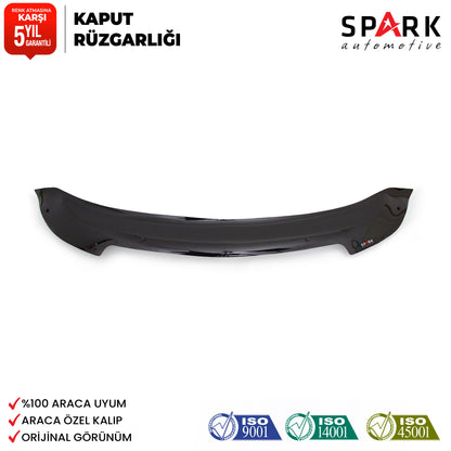 Chevrolet Cruze 2008-2016 Uyumlu Kaput Rüzgarlığı 4mm