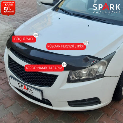 Chevrolet Cruze 2008-2016 Uyumlu Kaput Rüzgarlığı 4mm