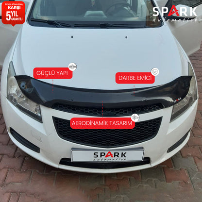 Chevrolet Cruze 2008-2016 Uyumlu Kaput Rüzgarlığı 4mm