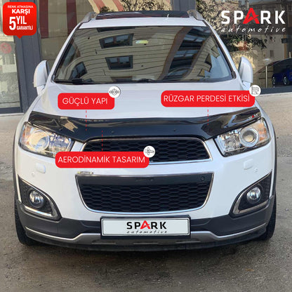 Chevrolet Captiva 2012-2019 Uyumlu Kaput Rüzgarlığı 3mm