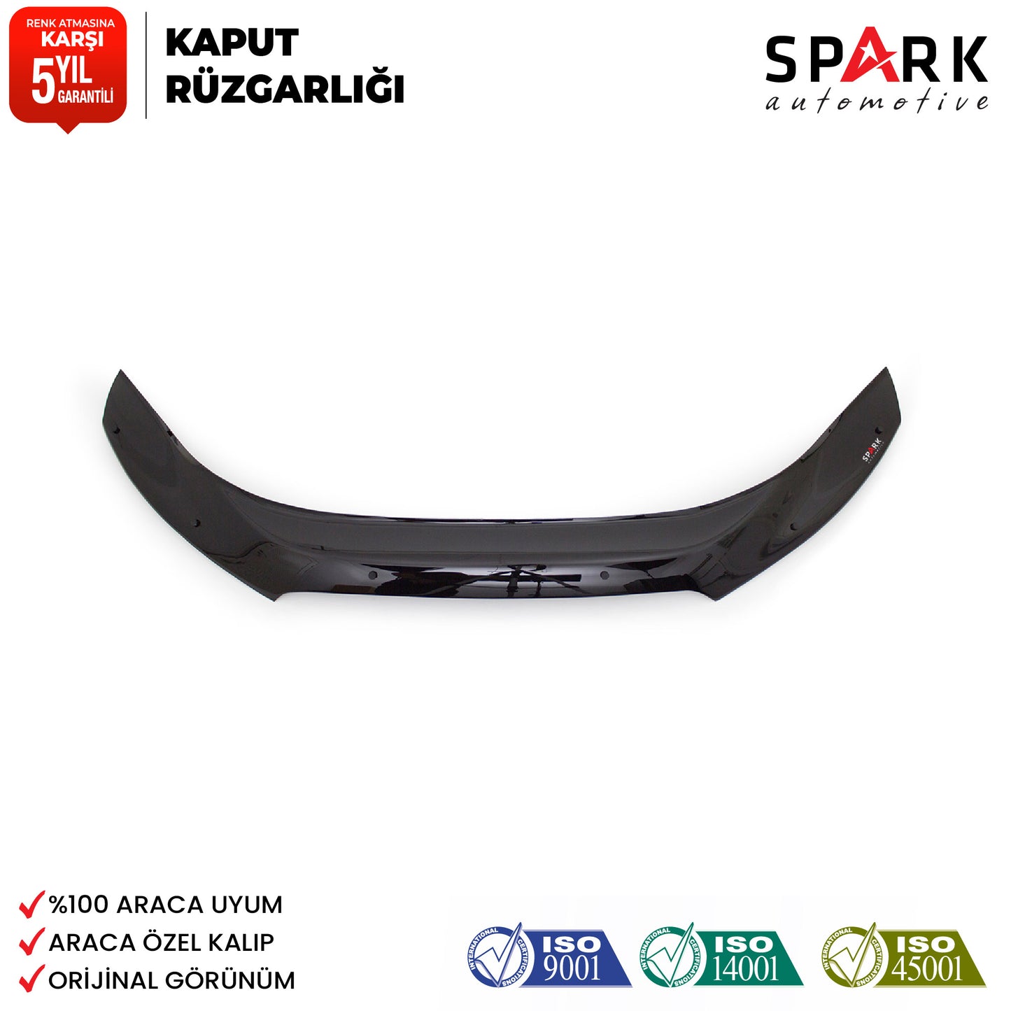 Chevrolet Captiva 2012-2019 Uyumlu Kaput Rüzgarlığı 4mm