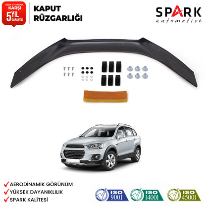 Chevrolet Captiva 2012-2019 Uyumlu Kaput Rüzgarlığı 4mm