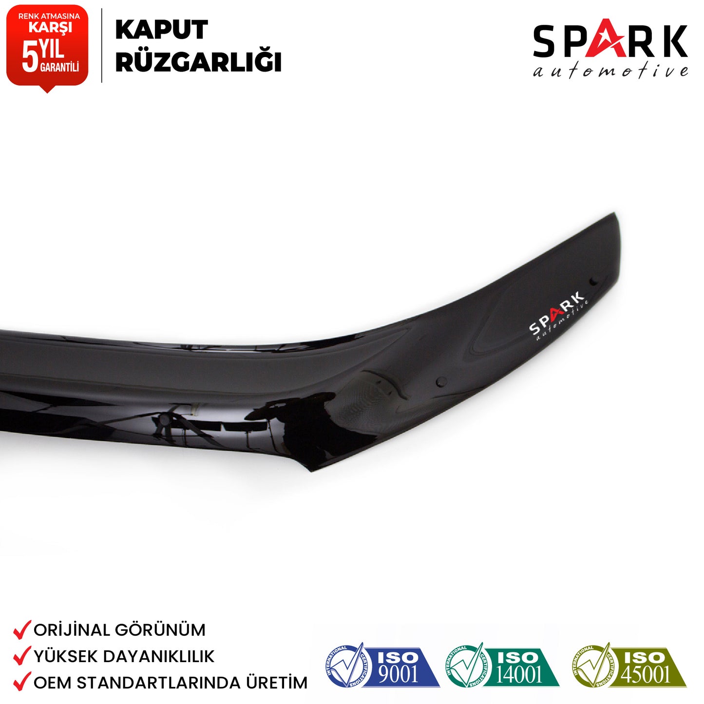 Chevrolet Captiva 2012-2019 Uyumlu Kaput Rüzgarlığı 4mm