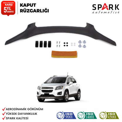 Chevrolet Captiva 2006-2012 Yıl Aralığı Uyumlu Kaput Rüzgarlığı 3mm