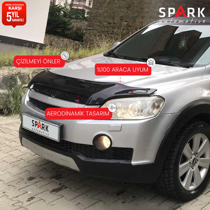 Chevrolet Captiva 2006-2012 Yıl Aralığı Uyumlu Kaput Rüzgarlığı 3mm