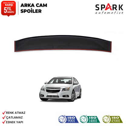 Chevrolet Cruze 2008-2016 Uyumlu Arka Cam Üstü Spoyler
