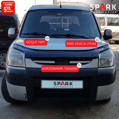 Citroen Berlingo 2004-2009 Yılı Arası Uyumlu Kaput Rüzgarlığı 3mm