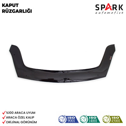 Citroen Berlingo 2009-2018 Yılı Arası Uyumlu Kaput Rüzgarlığı 4mm