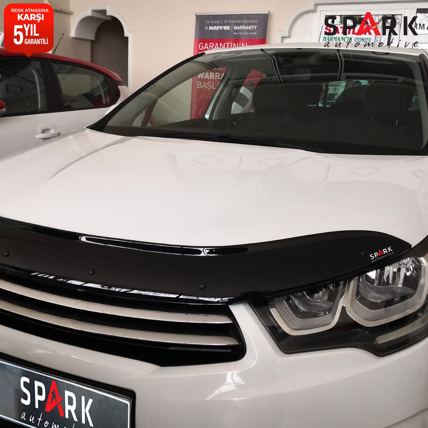 Citroen C-4 2011- Yılı ve Sonrası Uyumlu Kaput Rüzgarlığı 3mm