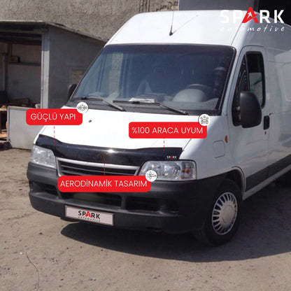 Citroen Jumper 1994-2006 Yılı Uyumlu Kaput Rüzgarlığı 3mm