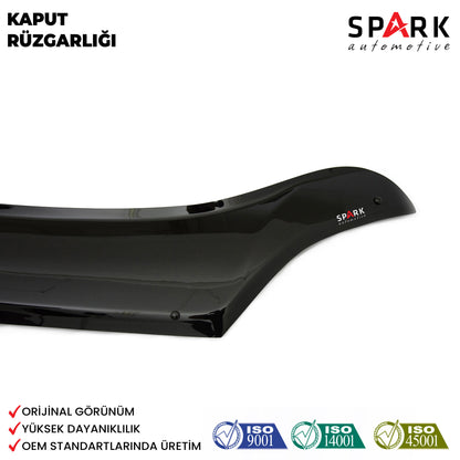 Citroen Jumper 2014-2023 Yılı Uyumlu Kaput Rüzgarlığı 3mm