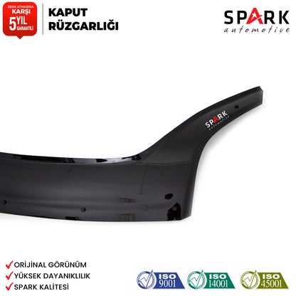 Citroren Nemo 2007-2016 Yılı Arası Uyumlu Kaput Rüzgarlığı 4mm
