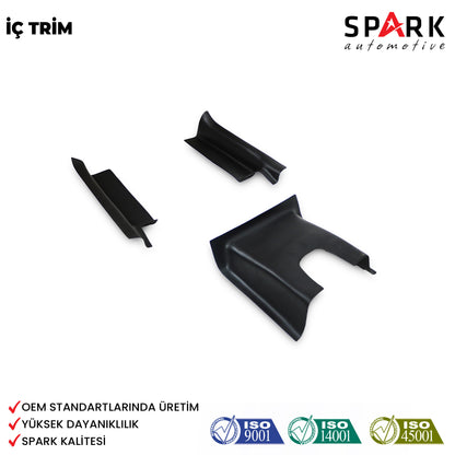 Dacia Duster 2010-2017 Yıl Aralığı Uyumlu İç Trim 5 Parça