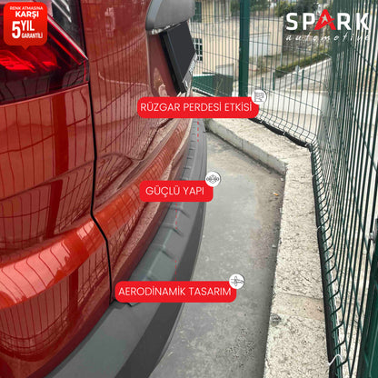 Dacia Jogger 2022- Yılı ve Sonrası Uyumlu Arka Tampon Eşiği Mat
