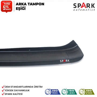 Dacia Duster 2010-2017 Yıl Aralığı Uyumlu Arka Tampon Eşiği Mat