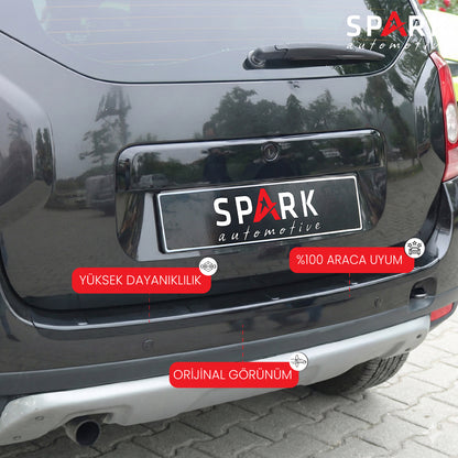 Dacia Duster 2010-2017 Yıl Aralığı Uyumlu Arka Tampon Eşiği Parlak