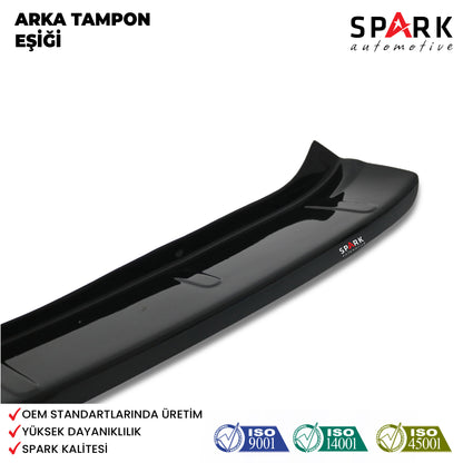 Dacia Duster 2010-2017 Yıl Aralığı Uyumlu Arka Tampon Eşiği Parlak