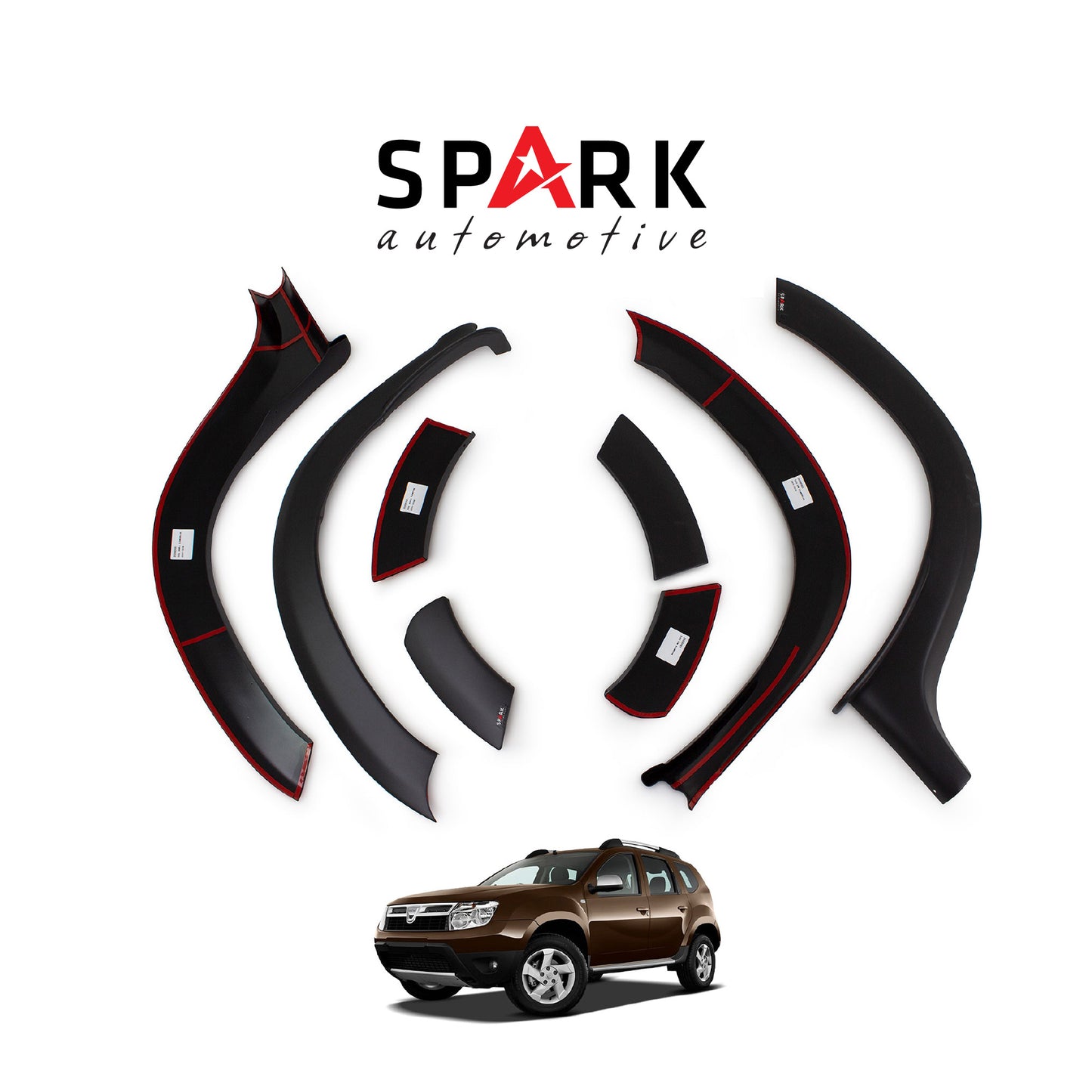 Dacia Duster 2010-2017 Yıl Aralığı Uyumlu 8 Parça Çamurluk Dodik