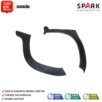 Dacia Duster 2010-2017 Yıl Aralığı Uyumlu Hornet Dodik Set 12 Parça