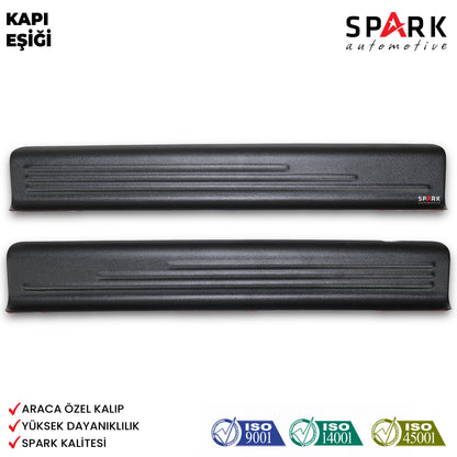Dacia Duster 2010-2017 Yıl Aralığı Uyumlu Kapı Eşiği 4 Parça
