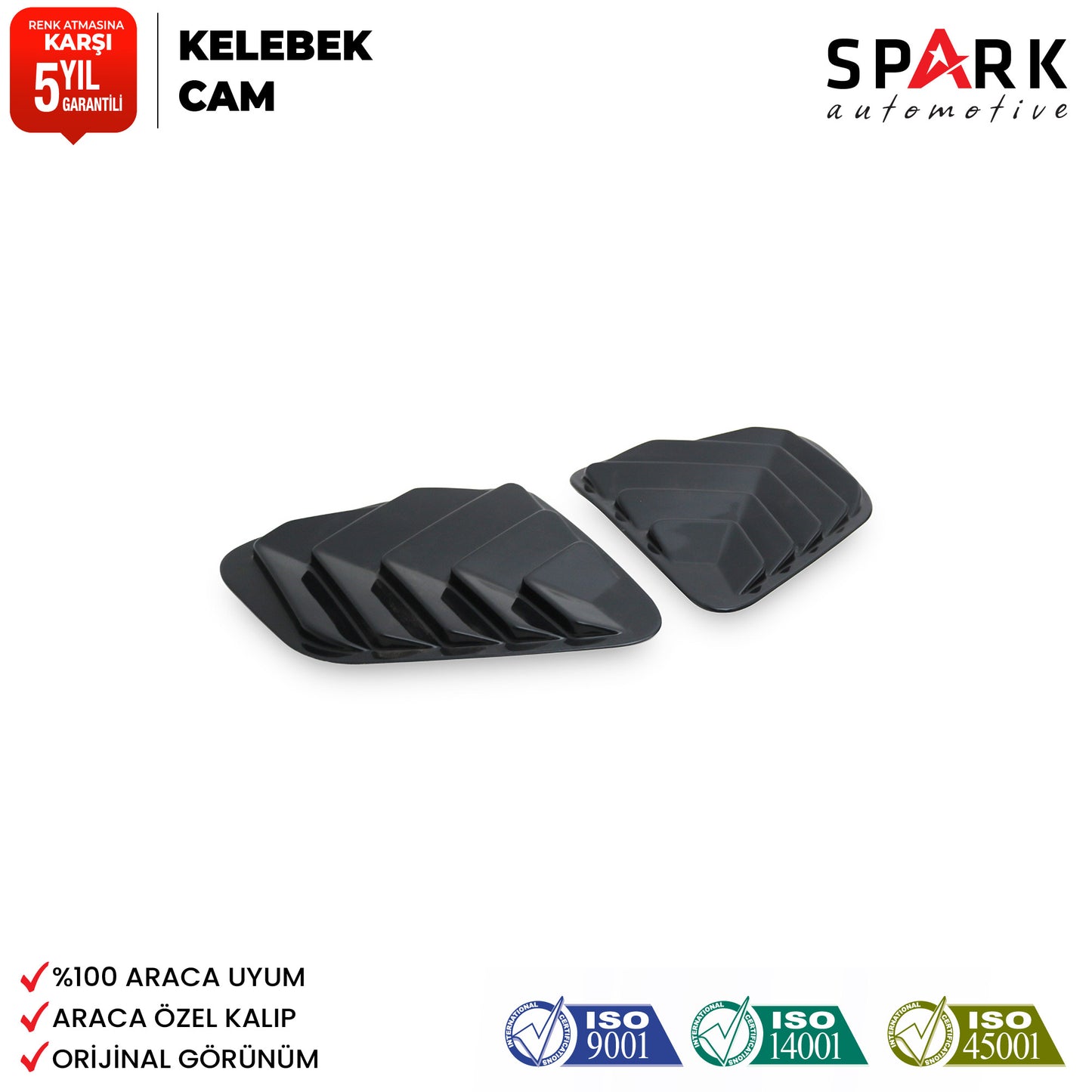 Dacia Duster 2010-2017 Yıl Aralığı Uyumlu Kelebek Cam 2 Parça