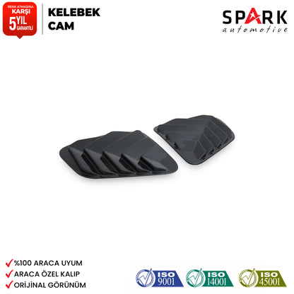 Dacia Duster 2010-2017 Yıl Aralığı Uyumlu Kelebek Cam 2 Parça