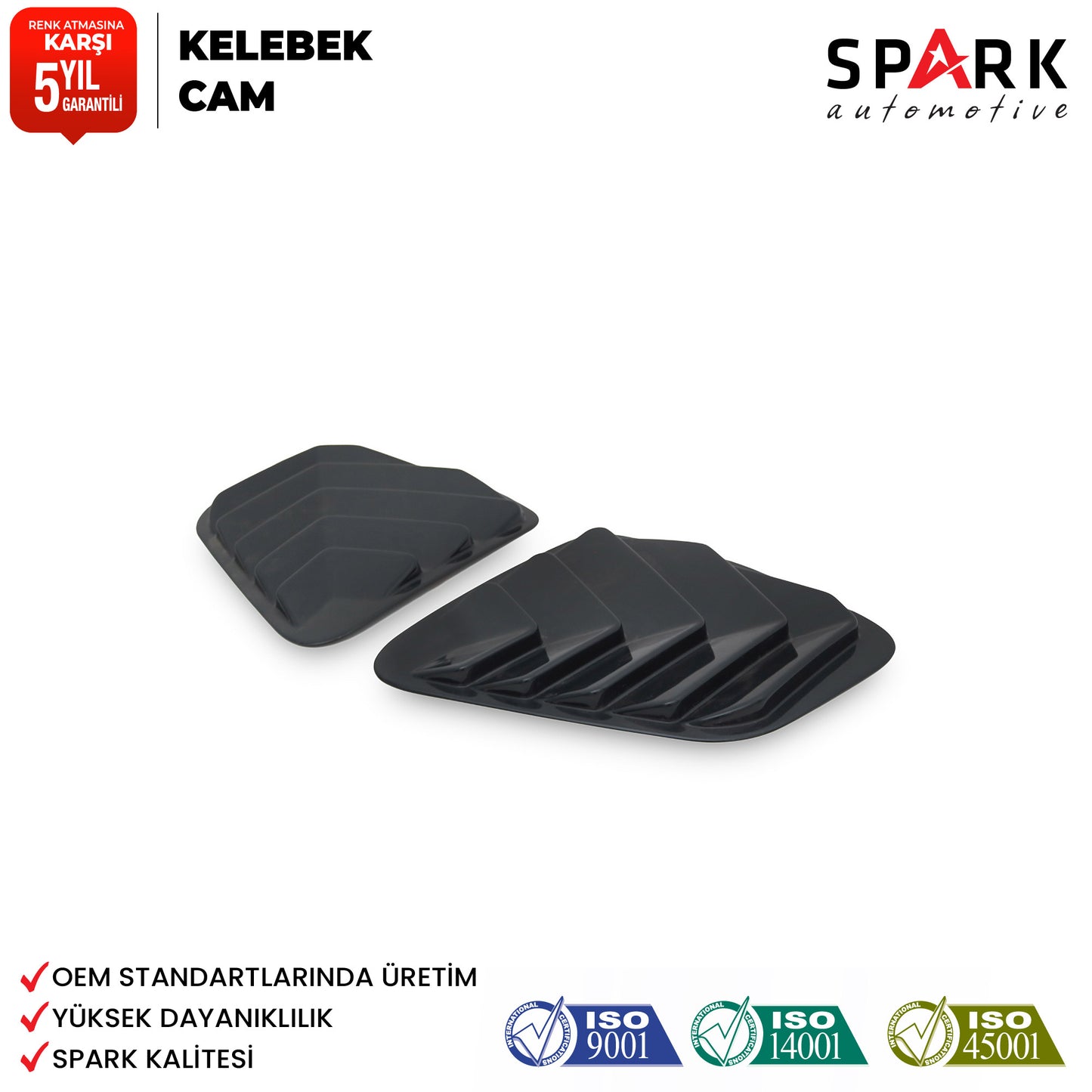 Dacia Duster 2010-2017 Yıl Aralığı Uyumlu Kelebek Cam 2 Parça
