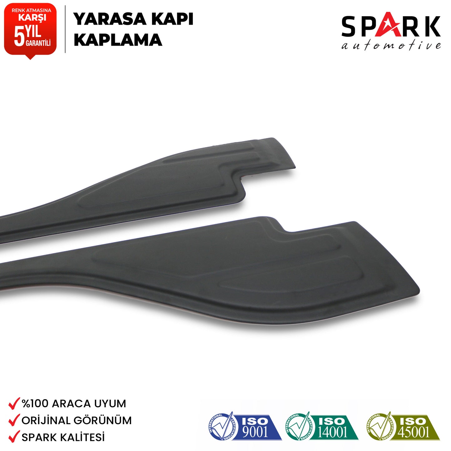 Dacia Duster 2010-2017 Yıl Aralığı Uyumlu Yarasa Kapı Kaplama 2 Parça
