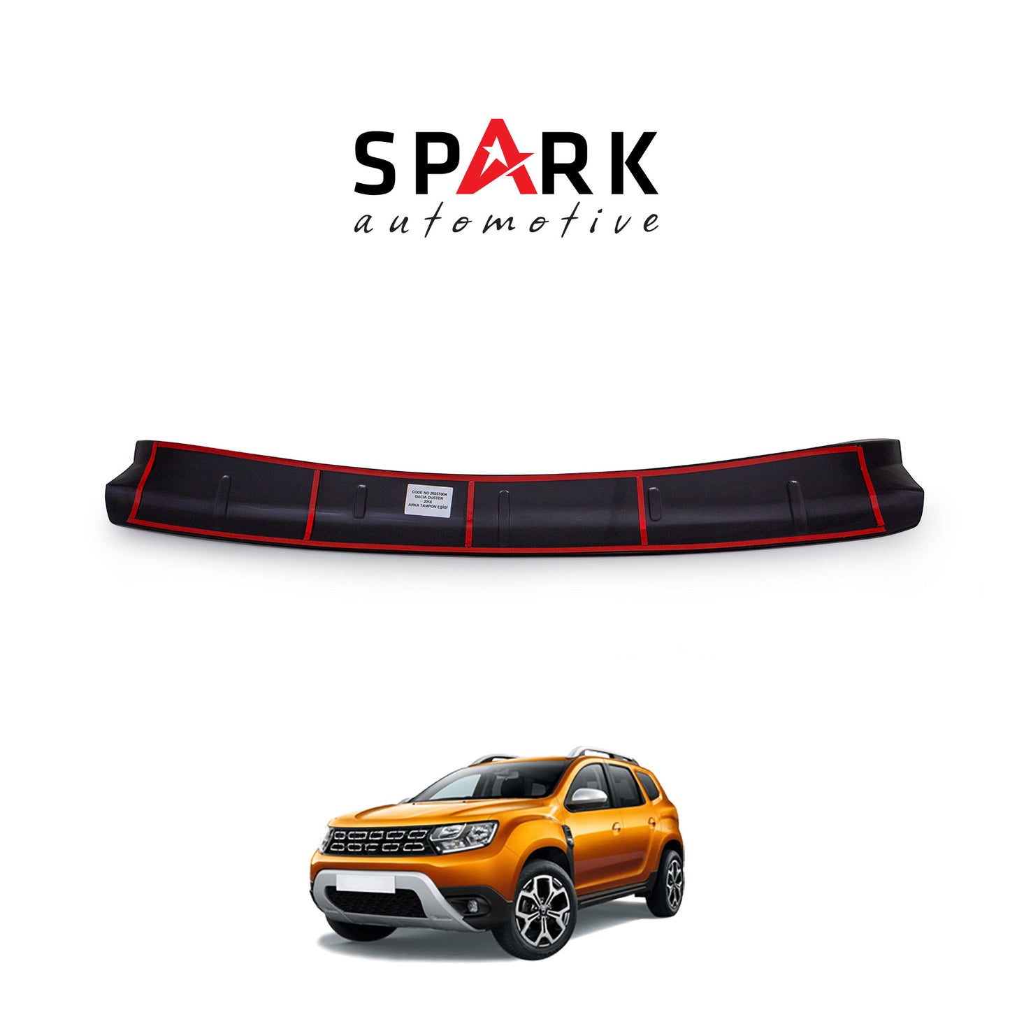 Dacia Duster 2018-2024 Yıl Aralığı Uyumlu Arka Tampon Eşiği Mat