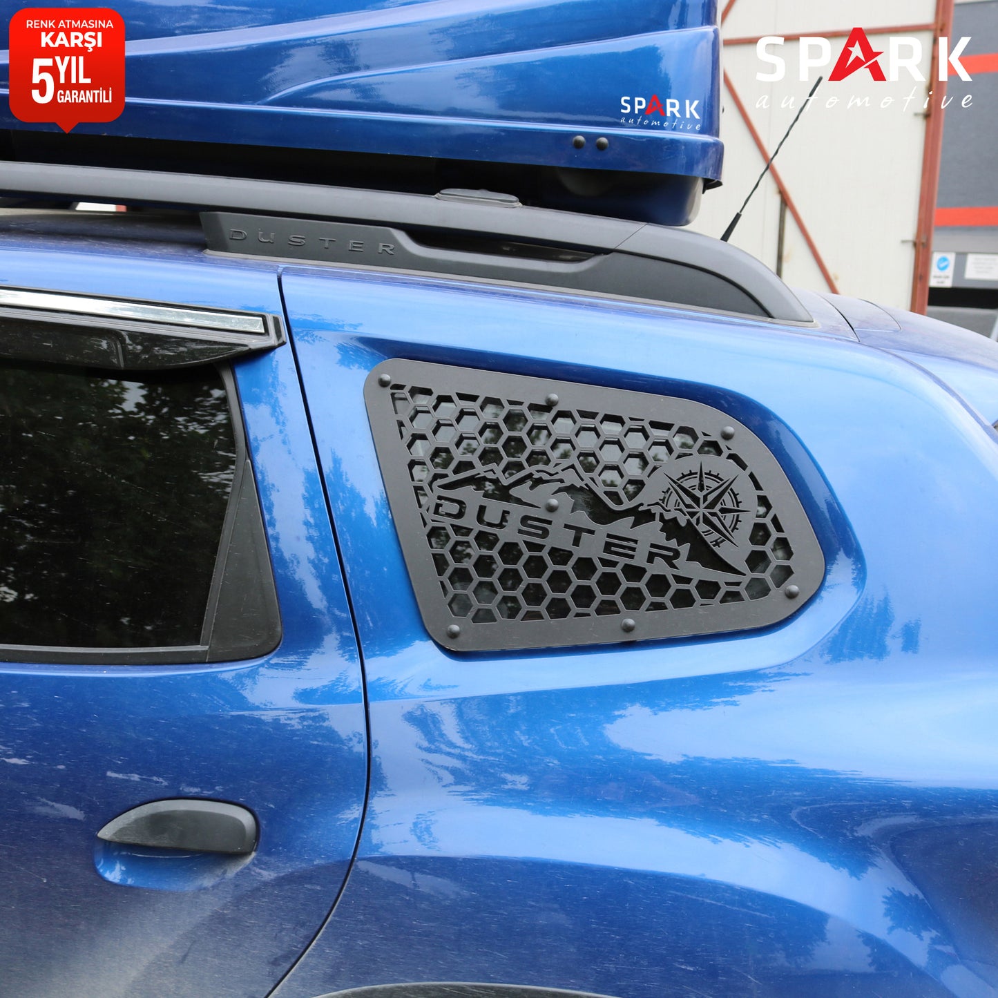 Dacia Duster 2018-2024 Yıl Aralığı Uyumlu Metal Kelebek Cam 2 Parça