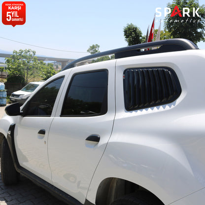 Dacia Duster 2018-2024 Yıl Aralığı Uyumlu Plastik Kelebek Cam 2 Parça