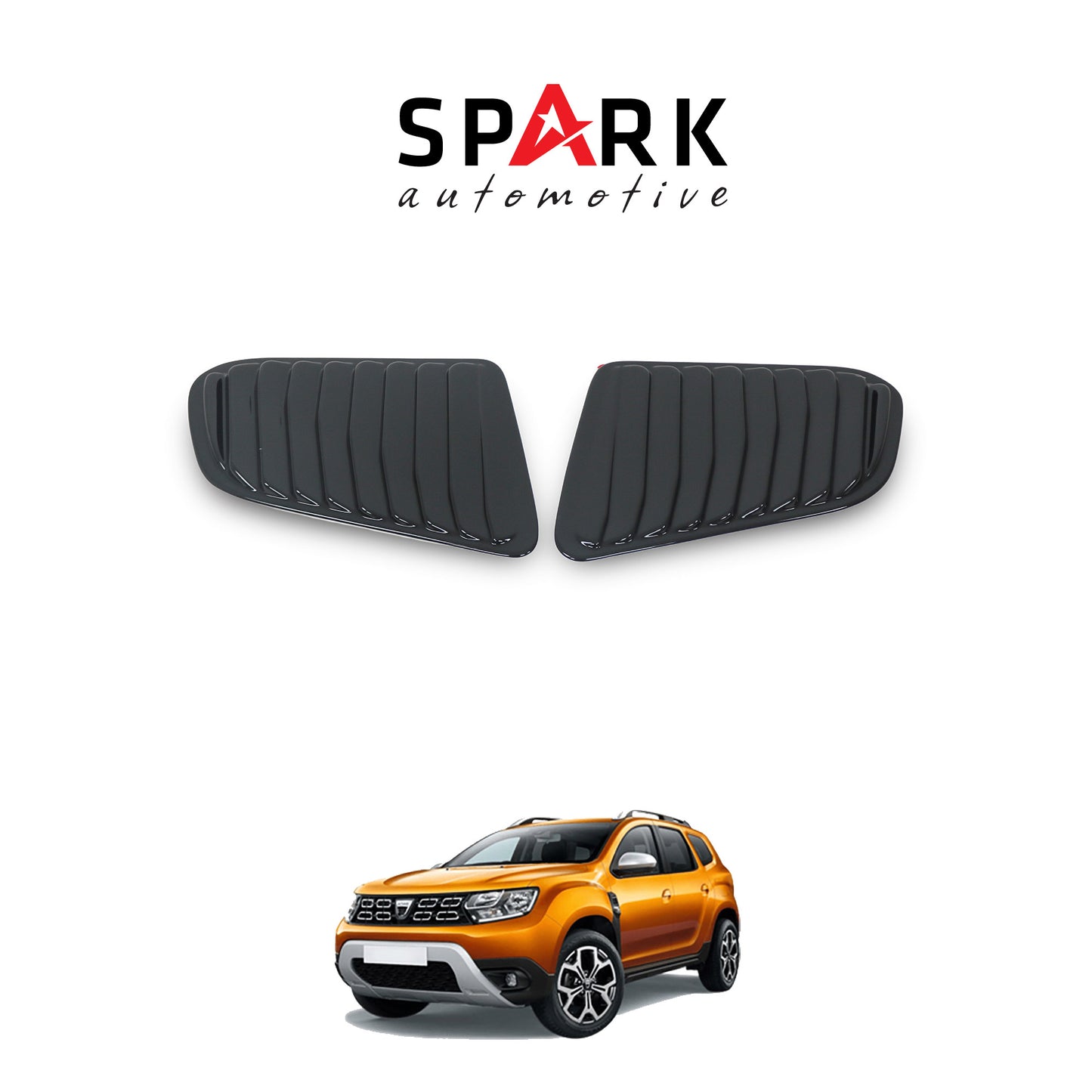 Dacia Duster 2018-2024 Yıl Aralığı Uyumlu Plastik Kelebek Cam 2 Parça