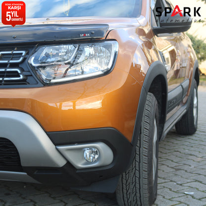 Dacia Duster 2018-2024 Yıl Aralığı Uyumlu Sis Farı Çerçevesi 2 Parça