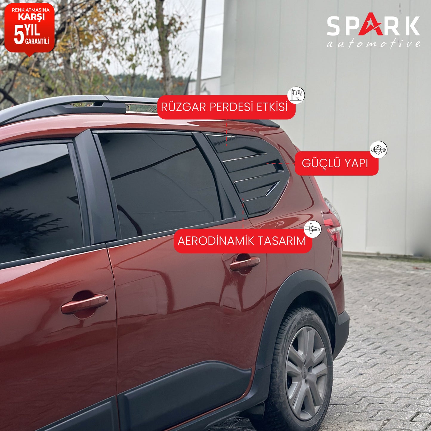 Dacia Jogger 2022- Yılı ve Sonrası Uyumlu Kelebek Cam 2 Parça