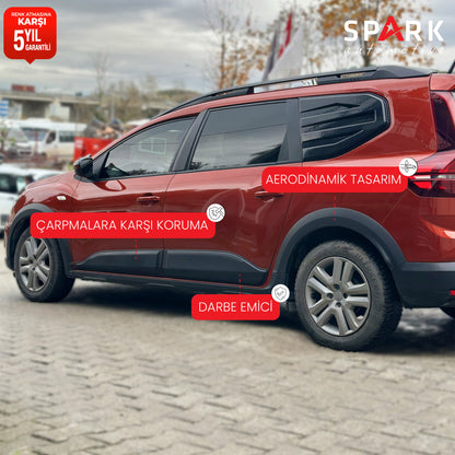Dacia Jogger 2022- Yılı ve Sonrası Uyumlu Kapı Dodik 4 Parça